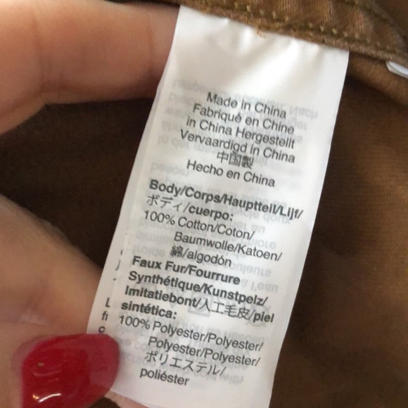 MADEWELL Northward Cropped Army Jacket in Cottontail Camo: Sherpa Edition - Picture 13 of 14